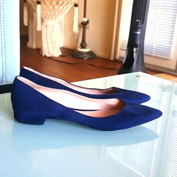 Giorgio Armani Suede Leather Flats - Picture 1 of 10